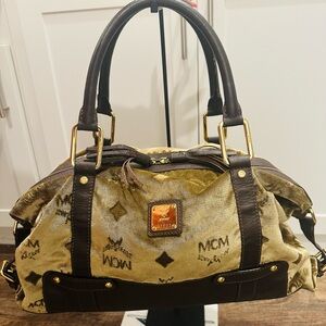 EUC Vintage MCM Velvet Shoulder bag